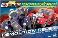 Scalextric C1301T Demolition Derby Hot Rods Set - Quick Build Technology