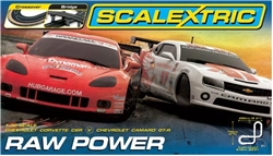 Scalextric C1308T 1/32 Analog Racing Set "RAW POWER"