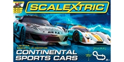 Scalextric C1319T Analog "Continental Sports Car" Racing Set