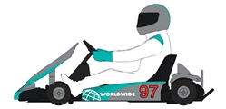 PREORDER Scalextric C3836 Team Super Kart #97