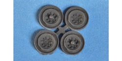 Immense Miniatures CA-002 Resin Molded Accessory - Steel Wheel Inserts