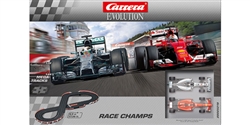 Carrera CAR25219 1/32 Evolution "RACE CHAMPS" F1 Analog Set