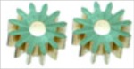 Plafit PL8511E Press-Fit Brass Pinion Gears - 12 Tooth - 2 Pinions / package