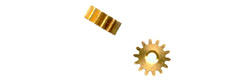 Plafit PL8511G Press-Fit Brass Pinion Gears - 14 Tooth - 2 Pinions / package