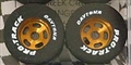 Pro-Track PTN252G 0.910" x 0.800" Daytona Tires 1/8" Axle Natural Rubber