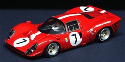 Racer RCR04KP Car kit with painted body - Ferrari 412P 1967 Scuderia Filipinetti
