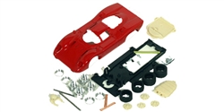 Racer RCRRK4 Car kit with unpainted body - Ferrari 312P RED