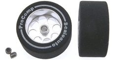 SCALEAUTO SC-2112 ProComp 1/24 Foam Rubber Tires 25.5 x 18mm 3mm Axle
