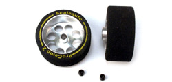SCALEAUTO SC-2621P ProComp-2 1/24 Foam Rubber Tires 27.5 x 13mm 3mm Axle