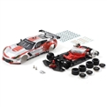 SCALEAUTO SC-6179B 1/32 Analog Chevrolet Corvette C7R GT3 Cup Edition Silver/Red