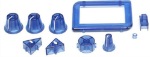 Slot.it SISCP03B Complete Actuator knob and cover plate Set - Blue
