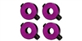 Sloting Plus SP061100 Axle "stoppers" for 3/32" axle Purple ultra thin x 4