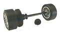 Scalextric W9185 Rear Axle Assembly (Opel Vectra DTM)