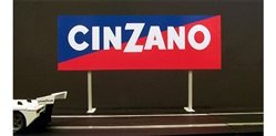 Royale Slot Car Accessories Z5004 1/32 Cinzano Trackside Billboard