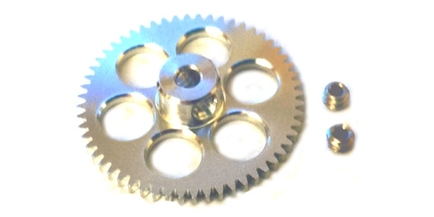 Sonic 3/32 axle 64 Pitch 45 Tooth Aluminum Drag Spur Gear Mid America Raceway