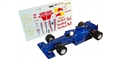 ALLSLOTCAR ASGP069 EVO F1 Slot Car Blue w/Decals