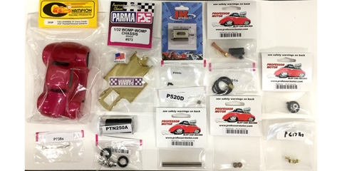 Mid America Products #220  Hammer Chassis Spring Steel Womp Kit 1/32 slot car 