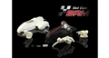 BRM BRM-SDC05  White Sidecar Kit with Aluminum Chassis. 1/18 Scale