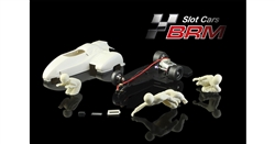 BRM BRM-SDC05  White Sidecar Kit with Aluminum Chassis. 1/18 Scale