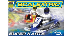 Scalextric C1334T 1/32 Analog Racing Set "SUPER KARTS RED VS. BLUE"