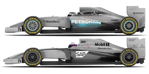 SCALEXTRIC Scalextric ARC ONE Mercedes AMG Petronas F1 VS McLaren Mercedes F1 Set