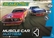 Scalextric C1449T 1/32 Analog Muscle Car Mayhem Set 1969 Camaro vs 1969 Mustang