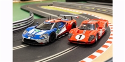 Scalextric C3893A Legends Le Mans 1967 - 50 Years of Ford Twin Pack - Limited Edition