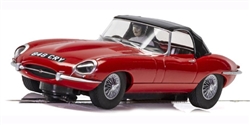 Scalextric C4032 JAGUAR E-TYPE - RED 848CRY