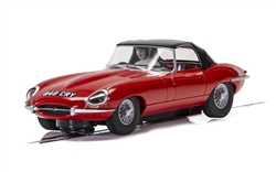 PREORDER Scalextric C4032 JAGUAR E-TYPE - RED 848CRY