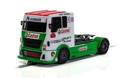 Scalextric C4156 RACING TRUCK GREEN - WHITE - RED