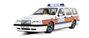 PREORDER Scalextric C4627 Volvo 850 Estate - Police Edition