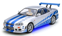 Scalextric C4674 Nissan Skyline GT-R (R34) - 2 Fast 2 Furious