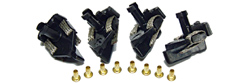 Scalextric C8071 Easy Fit Guides - Black - 4 pcs. / package - for older version cars