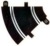 Scalextric C8202 Sport Racing Track - R1 Inner Curve 45  Arc - 2 pcs. / package