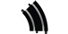 Scalextric C8206L Sport Racing Track - R2 Standard Curve 45  Arc - 1 pcs. bulk