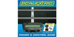Scalextric C8530 NEW! Analog Sport Power Base - 2 controllers and 1 half straight.