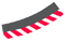 Carrera CAR20565 outside radius 2 banked curve border - 30� arc