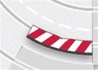 Carrera CAR20594 Inside Shoulder for Radius 2 30° BANKED Turn - Red/White