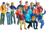 Carrera CAR21107 1/32 Spectator Figures - Set of 15 pcs. nicely painted