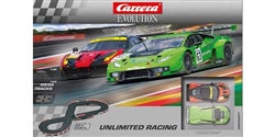Carrera CAR25221 1/32 Evolution "Unlimited Racing" Analog Set