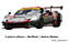 Carrera CAR32050 Digital132 Ferrari 296 GT3 Vista AF Corse, No.55 FIA WEC 2025