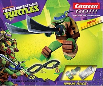 Carrera CAR62327 1/43 GO!!! Teenage Mutant Ninja Turtles 