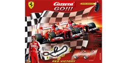 Carrera CAR62339 1/43 GO!!! "RED VICTORY" F1 Complete Racing Set - NO LOOPS