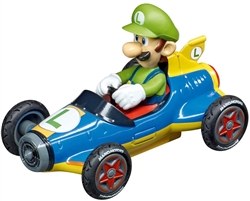 Carrera CAR64149 1/43 GO!!! RTR - Nintendo Mario Kart 8, Mach 8, Luigi