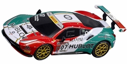 Carrera CAR64186 1/43 GO!!! RTR - Ferrari 488 GT3 Squadra  Corse Garage Italia No. 7