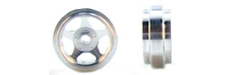 CB Design CBD0115 5-Spoke 1/32 Classic Wheels - 15 x 7mm - Silver