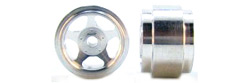 CB Design CBD0265 5-Spoke 1/32 Classic Wheels - 15 x 11mm - Silver