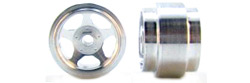 CB Design CBD0315 5-Spoke 1/32 Classic Wheels - 15 x 12mm - Silver