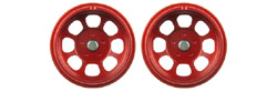 CB Design CBD1555 1/32 Stock Car Wheels - 15 x 12mm - Red