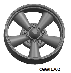 CG Slotcars CGWI1702Torque Thrust 17mm Wheel Insert
